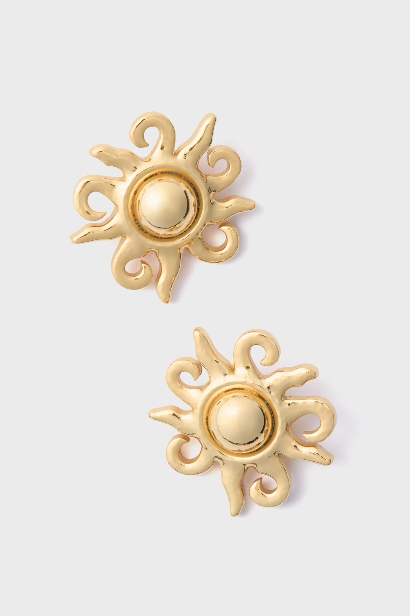 Yellow Gold Soleil Earrings