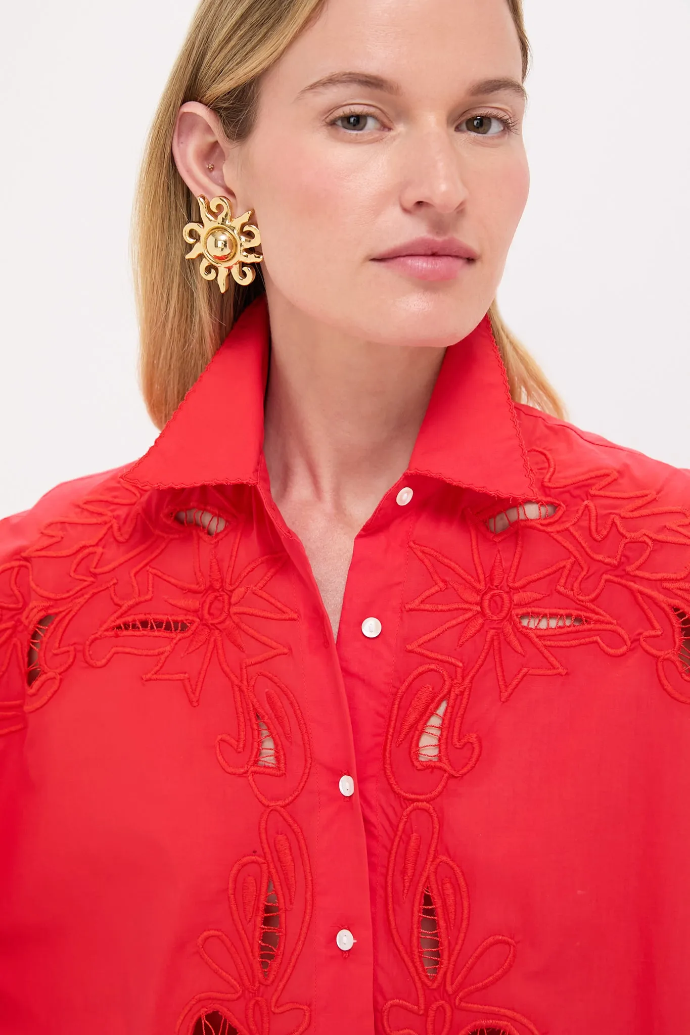 Yellow Gold Soleil Earrings