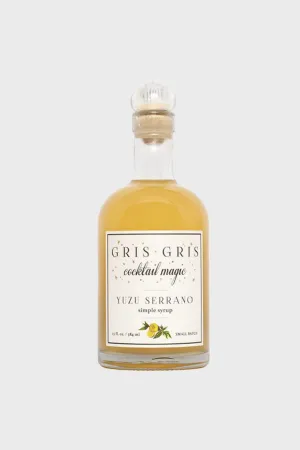 Yuzu Serrano Simple Syrup